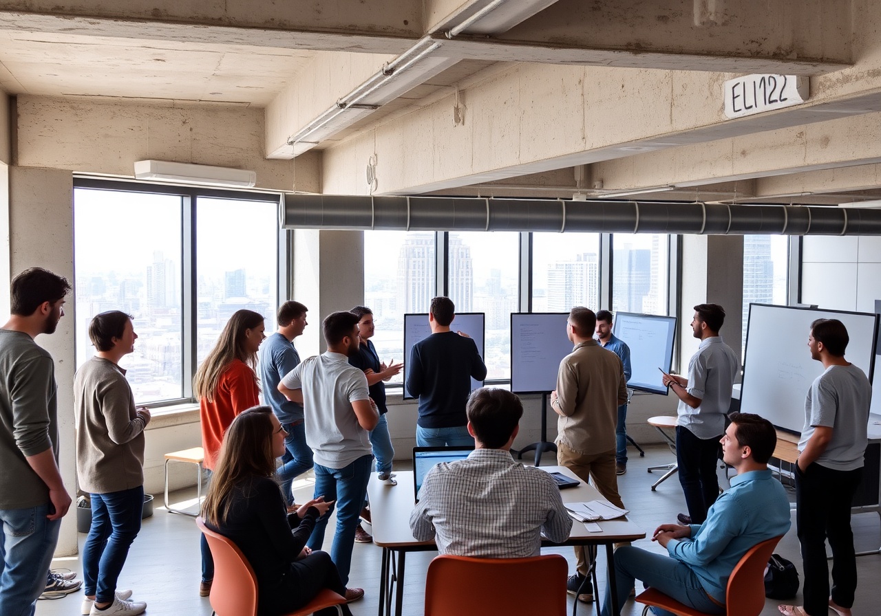 Runly Team im Büro Frankfurt