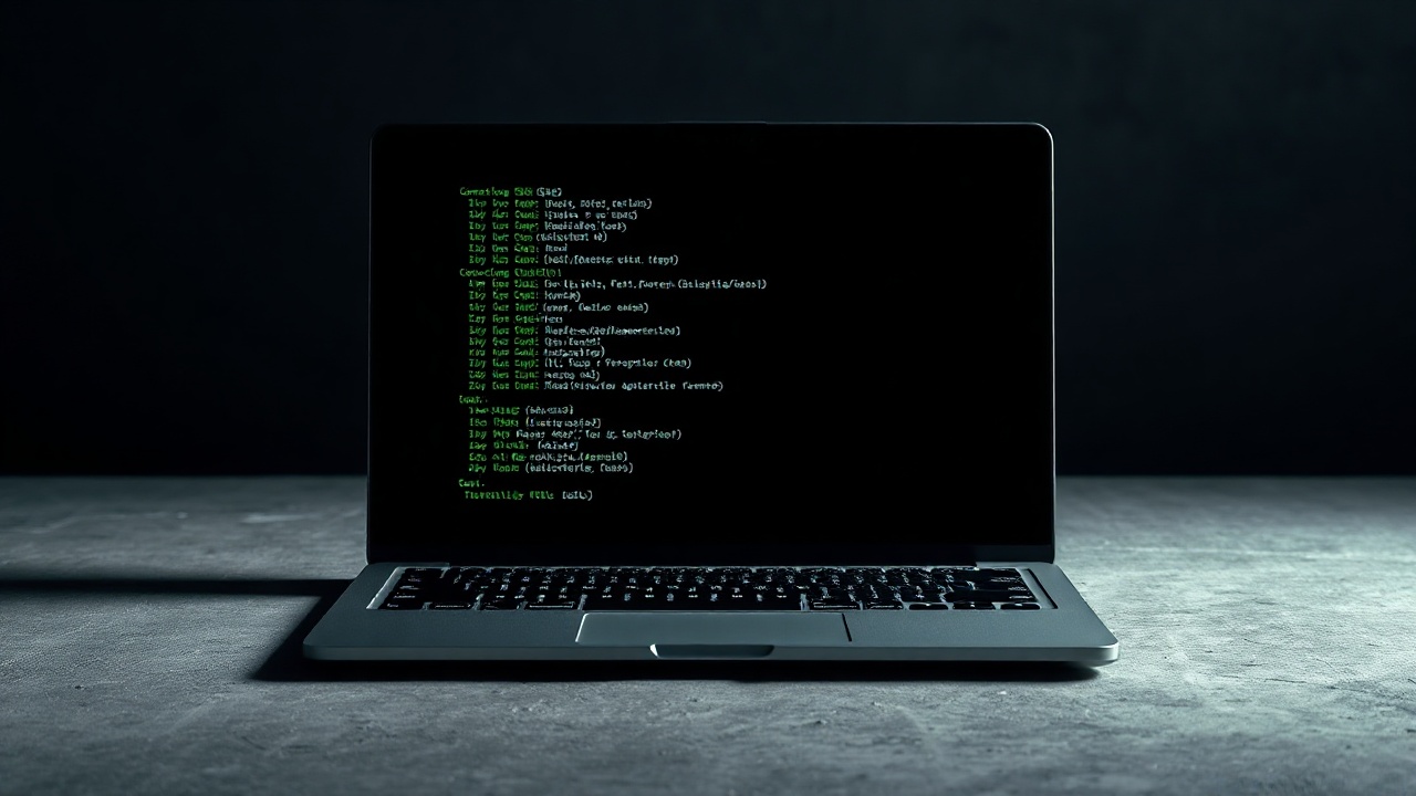 Terraform Code auf einem Terminalbildschirm in einem Runly Rechenzentrum